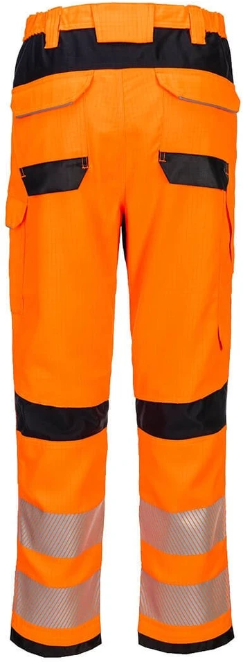 Gero matomumo PORTWEST FR414 darbo kelnės, Dydis: 46, Pw spalvos: Oranžinis/Juodas