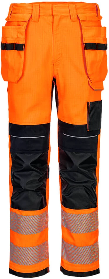 Gero matomumo PORTWEST FR415 darbo kelnės, Dydis: 41, Pw spalvos: Oranžinis/Juodas