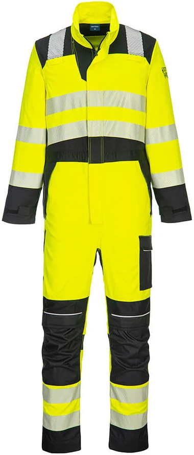 Gero matomumo PORTWEST FR507 kombinezonas, Dydis: XL, Pw spalvos: Geltona/Juodas