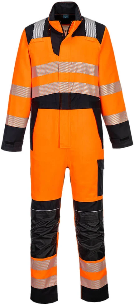 Gero matomumo PORTWEST FR509 darbo kombinezonas, Dydis: XL, Pw spalvos: Oranžinis/Juodas