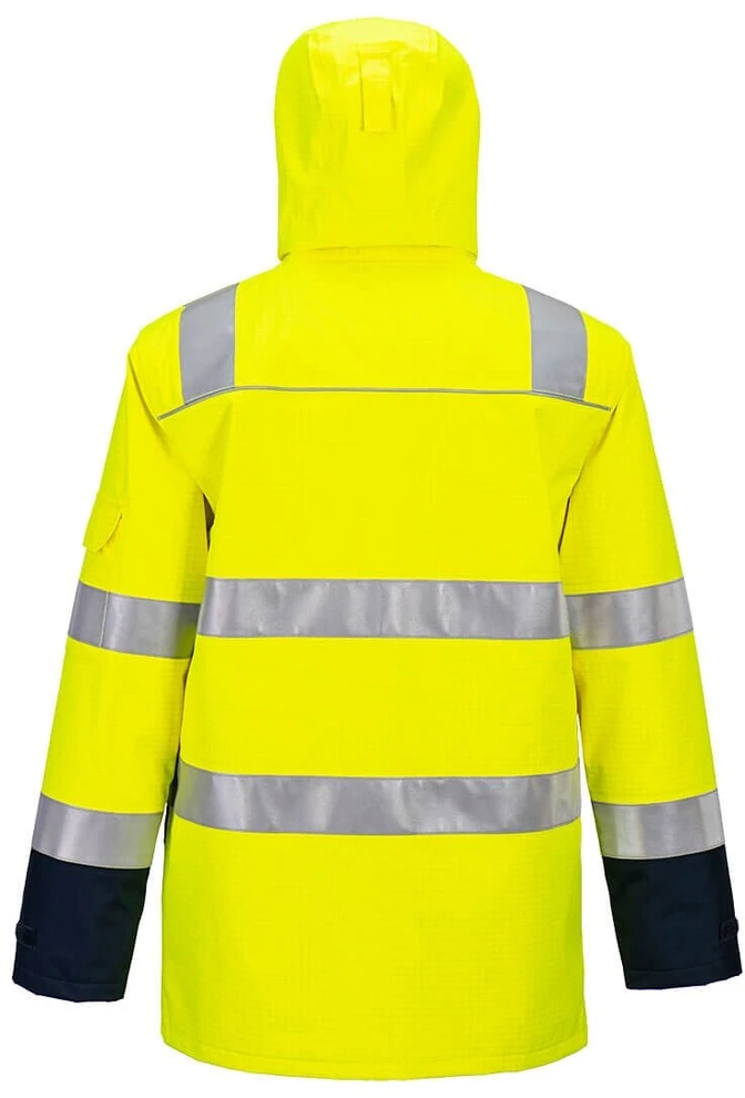 Gero matomumo PORTWEST FR605 striukė nuo lietaus, Dydis: S, Pw spalvos: Oranžinis/Navy