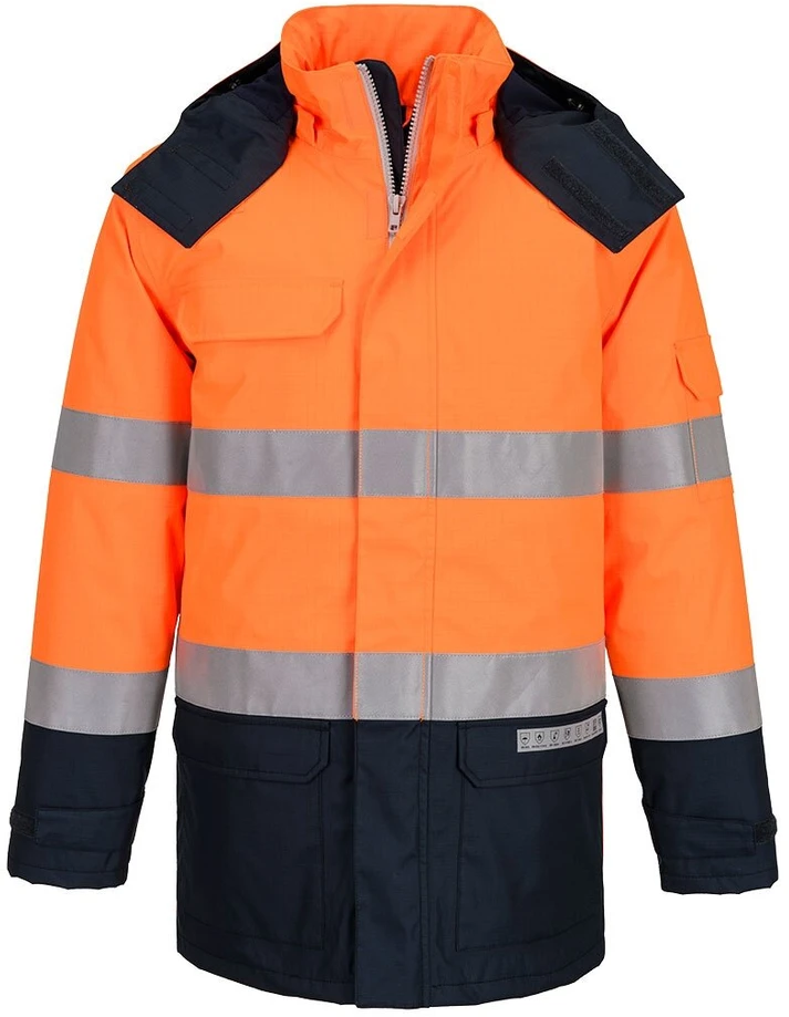 Gero matomumo PORTWEST FR617 žieminė striukė, Dydis: XXXL, Pw spalvos: Oranžinis/Navy