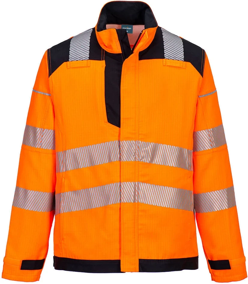 Gero matomumo PORTWEST FR722 darbo švarkas, Dydis: XL, Pw spalvos: Oranžinis/Juodas
