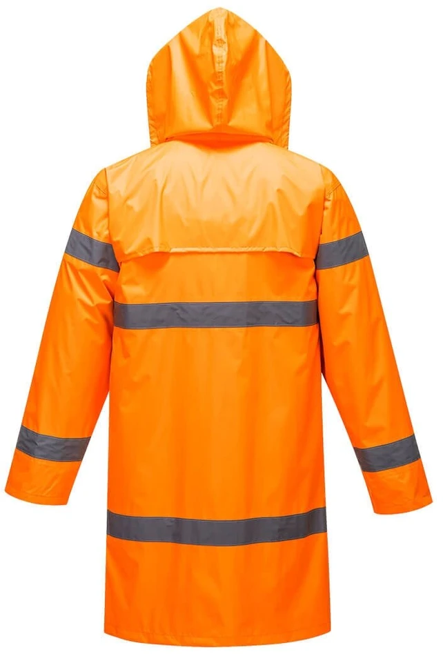 Gero matomumo PORTWEST H442 apsiaustas nuo lietaus 100 cm, Dydis: M, Pw spalvos: Geltona