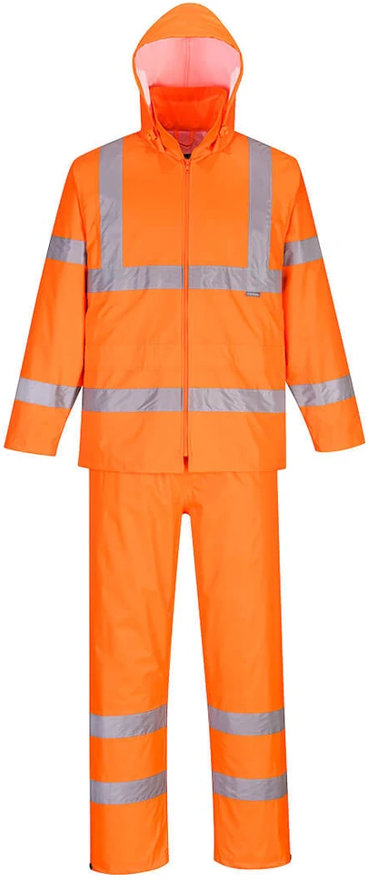 Gero matomumo PORTWEST H448 sulankstomas lietaus kostiumas, Dydis: XXL, Pw spalvos: Oranžinis