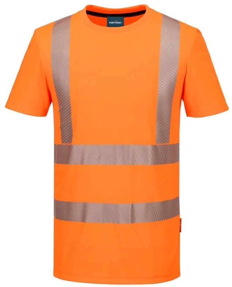 Gero matomumo PORTWEST KX301 sportiniai marškinėliai, Dydis: 5XL, Pw spalvos: Oranžinis