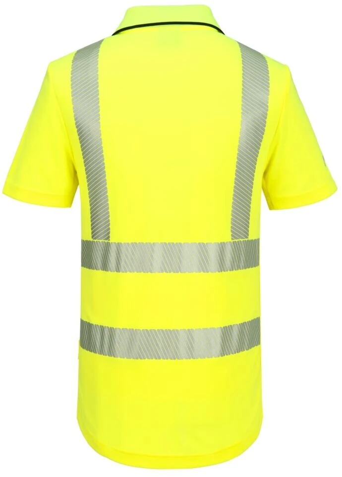 Gero matomumo PORTWEST KX302 polo marškinėliai su užtrauktuku, Dydis: XXXL, Pw spalvos: Geltona