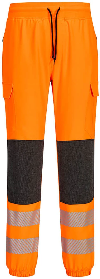 Gero matomumo PORTWEST KX346 2 klasės kelnės, Dydis: S, Pw spalvos: Oranžinis/Juodas