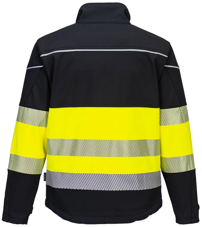 Gero matomumo PORTWEST PW375 Softshell striukė , Dydis: XL, Pw spalvos: Juodas/Oranžinis