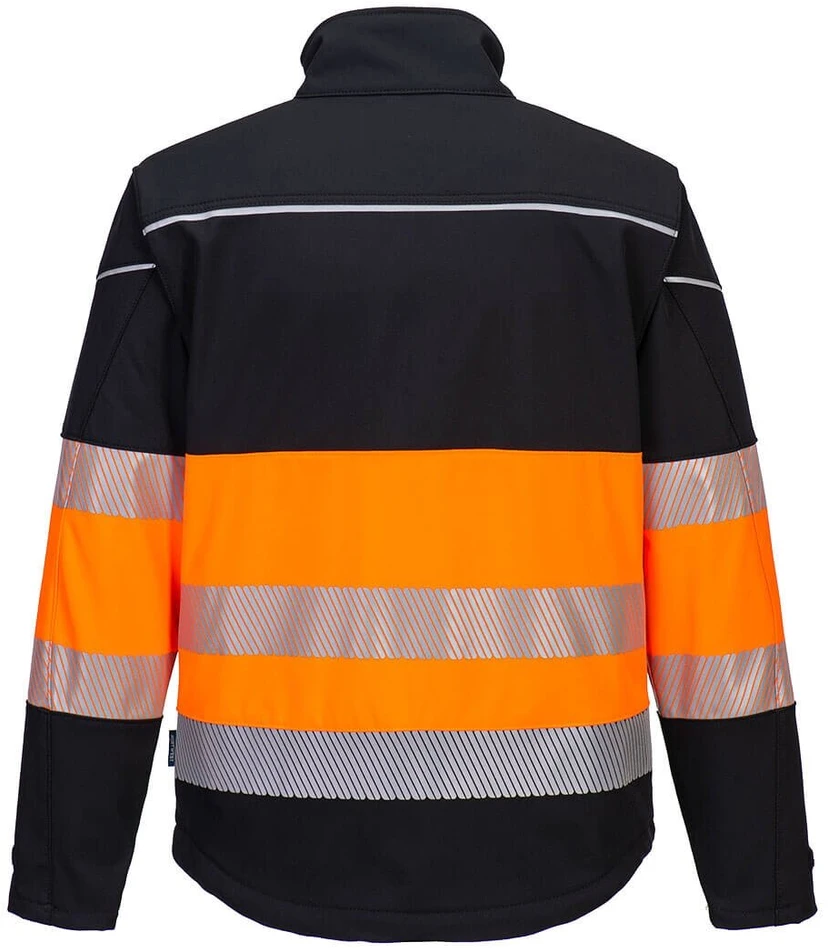 Gero matomumo PORTWEST PW375 Softshell striukė , Dydis: XL, Pw spalvos: Juodas/Oranžinis