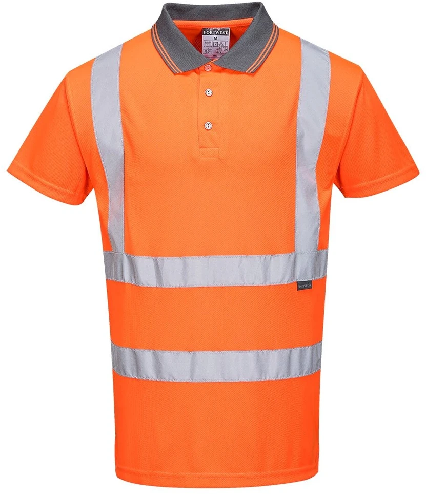 Gero matomumo PORTWEST RT22 polo marškinėliai trumpomis rankovėmis RIS, Dydis: 6XL, Pw spalvos: Oranžinis