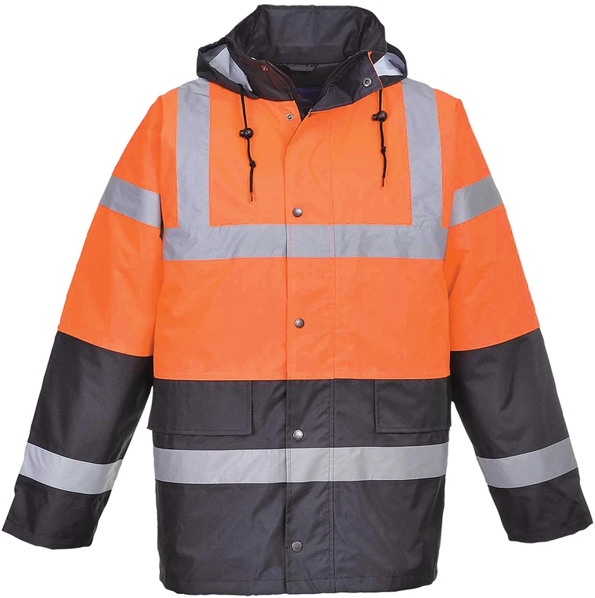 Gero matomumo PORTWEST S467 dviejų spalvų kelininko striukė, Dydis: 4XL, Pw spalvos: Oranžinis