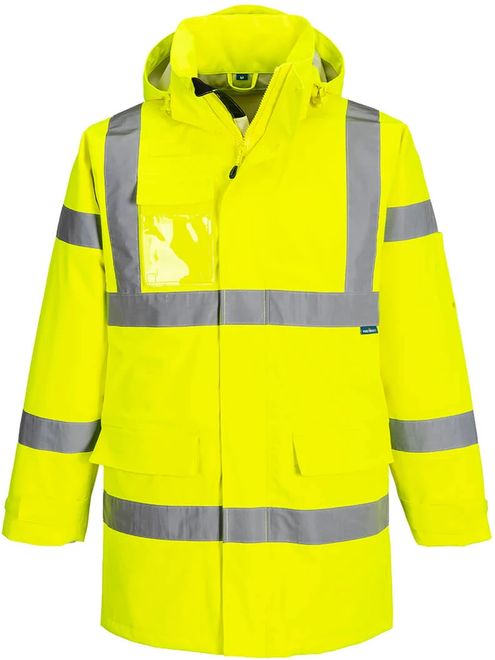 Gero matomumo PORTWEST S599 striukė nuo lietaus, Dydis: XXL, Pw spalvos: Geltona