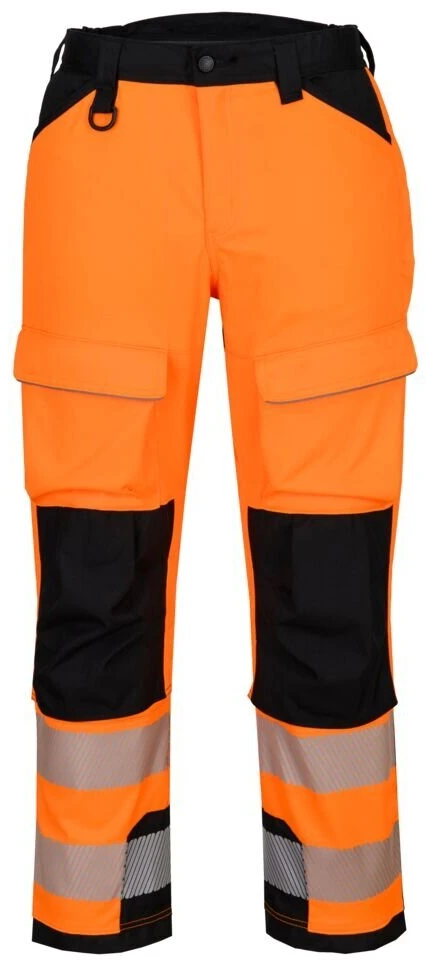 Gero matomumo PORTWEST T142 darbo kelnės, Dydis: 46, Pw spalvos: Oranžinis/Juodas