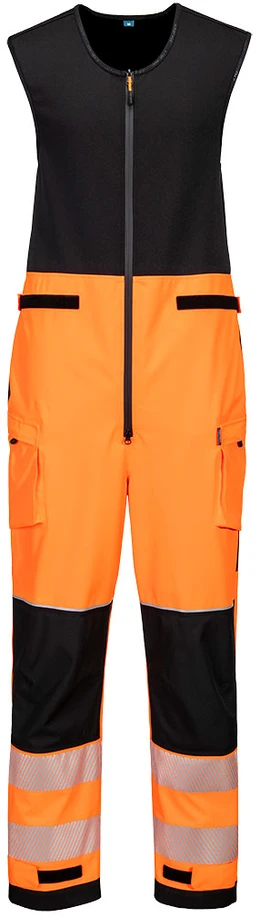 Gero matomumo PORTWEST T150 kelnės nuo lietaus, Dydis: XXXL, Pw spalvos: Oranžinis/Juodas