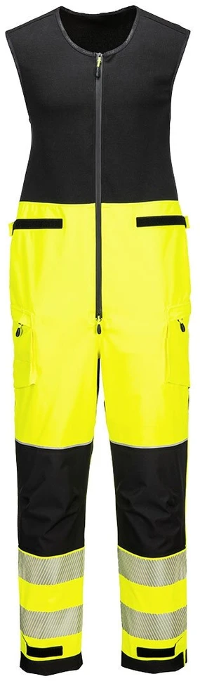 Gero matomumo PORTWEST T150 kelnės nuo lietaus, Dydis: 4XL, Pw spalvos: Geltona/Juodas