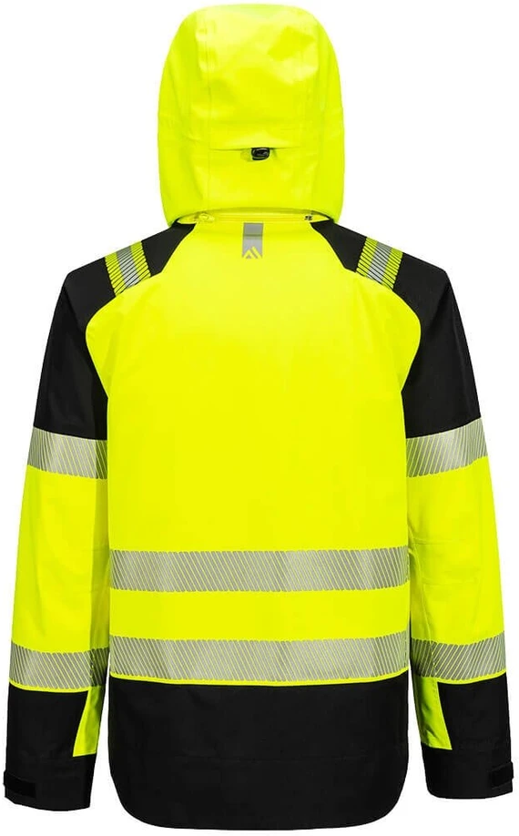Gero matomumo PORTWEST T161 striukė nuo lietaus, Dydis: XXL, Pw spalvos: Geltona/Juodas