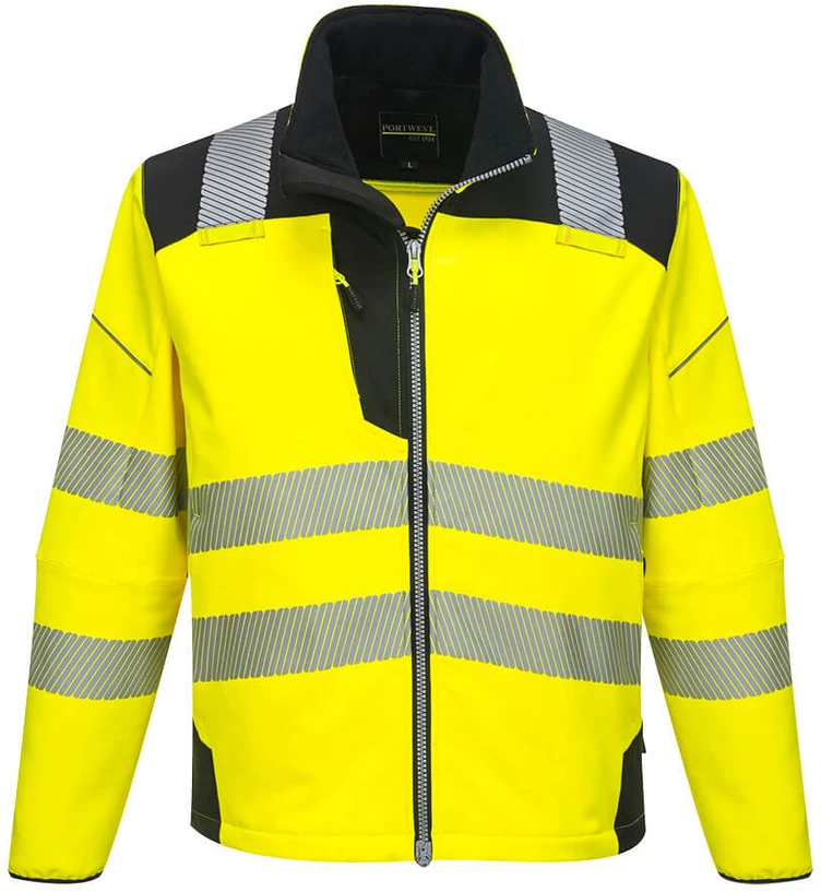 Gero matomumo švarkas Portwest T402, Dydis: 4XL, Pw spalvos: Geltona/Juodas