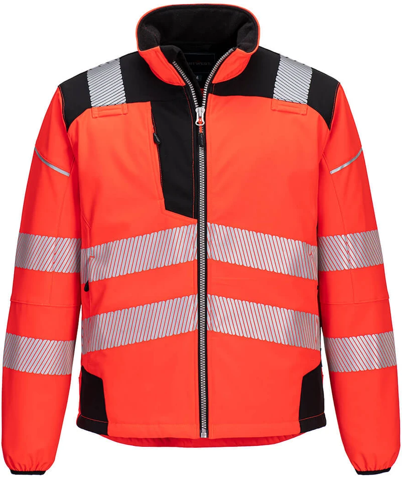 Gero matomumo švarkas Portwest T402, Dydis: XXXL, Pw spalvos: Raudona/Juodas