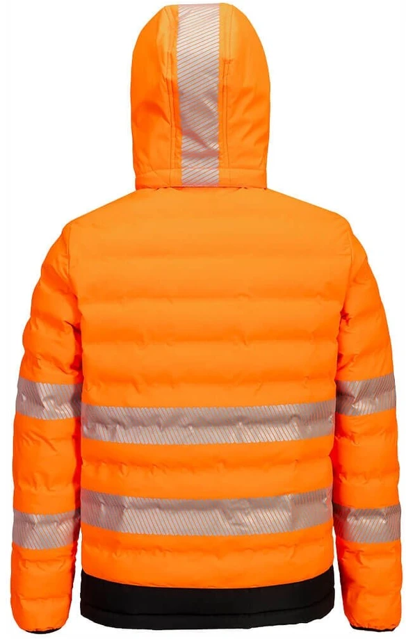 Gero matomumo ultragarsu šildoma PORTWEST S548 striukė, Dydis: L, Pw spalvos: Oranžinis/Juodas