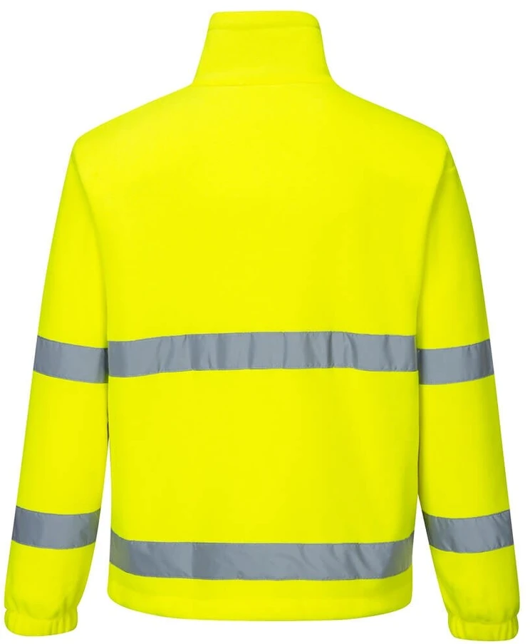 Gero matomumo vėjui atsparus PORTWEST F303 flisinis džemperis, Dydis: XXXL, Pw spalvos: Geltona