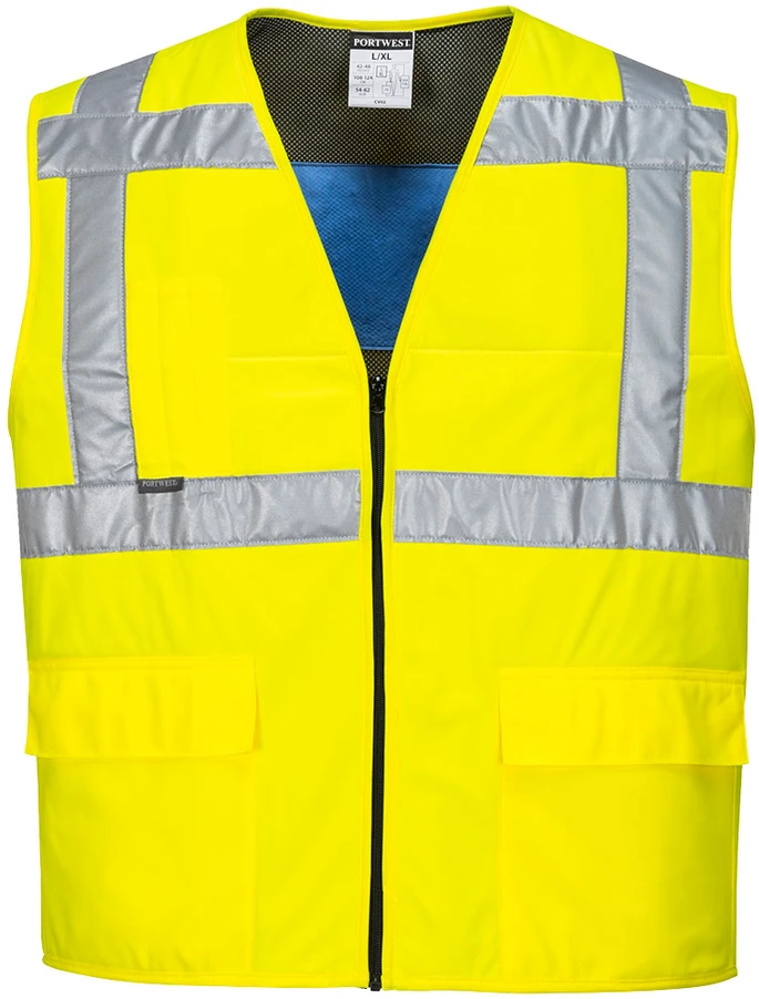 Gero matomumo vėsinanti liemenė Portwest CV02, Dydis: XX/3X, Pw spalvos: Geltona