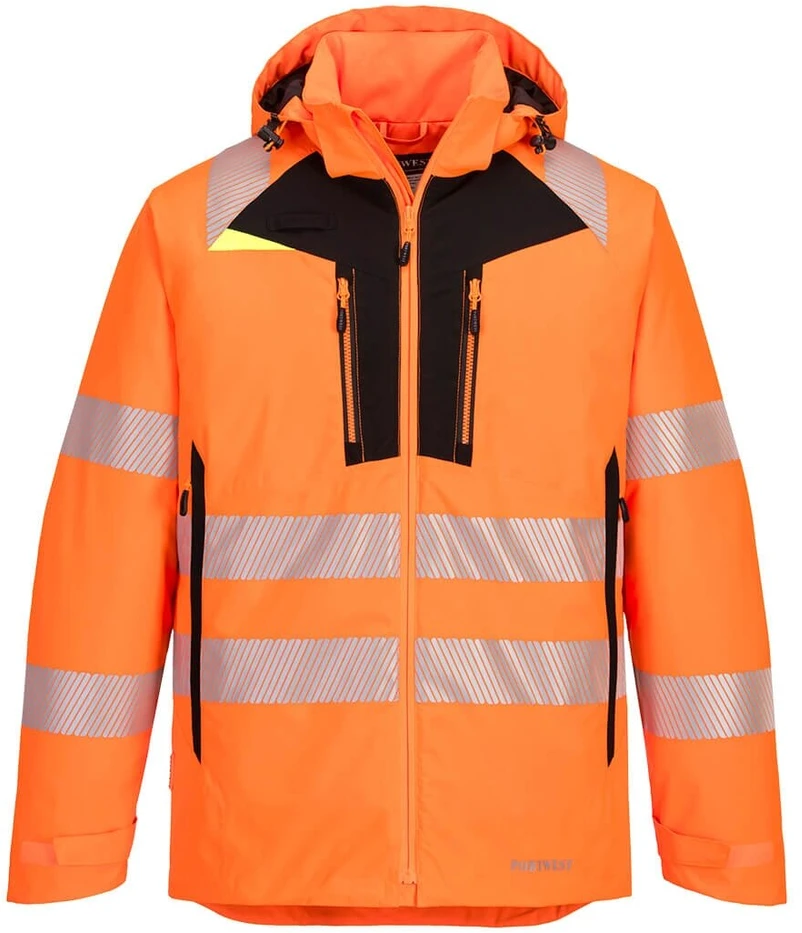 Gero matomumo žieminė PORTWEST DX461 striukė, Dydis: 5XL, Pw spalvos: Oranžinis/Juodas