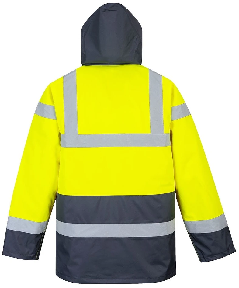 Gero matomumo žieminė PORTWEST ES466 darbo striukė, Dydis: XS, Pw spalvos: Geltona/Navy