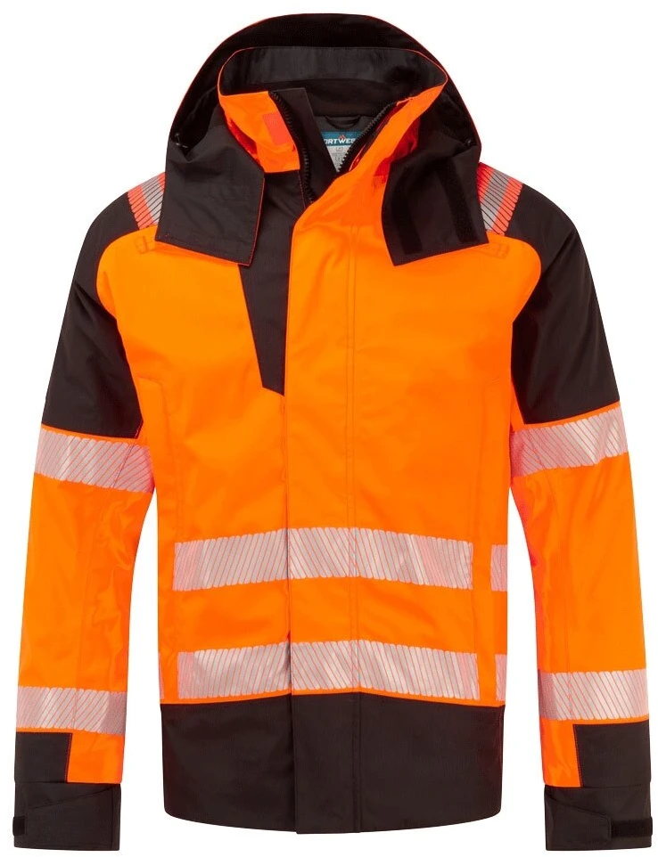Gero matomumo žieminė PORTWEST FR606 striukė, Dydis: M, Pw spalvos: Oranžinis/Juodas