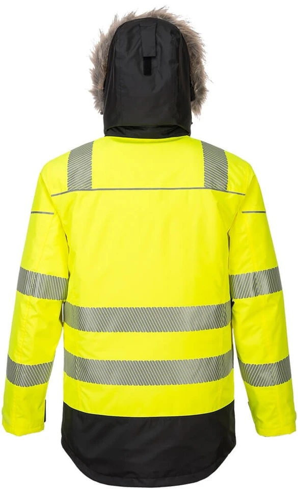 Gero matomumo žieminė PORTWEST PW369 Parka striukė, Dydis: 4XL, Pw spalvos: Geltona/Juodas
