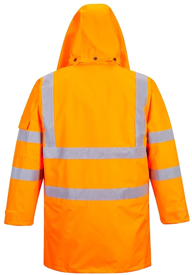 Gero matomumo žieminė PORTWEST RT27 7-in-1 eismo striukė, Dydis: 4XL, Pw spalvos: Oranžinis
