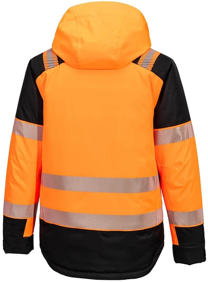 Gero matomumo žieminė PORTWEST T160 striukė, Dydis: S, Pw spalvos: Oranžinis/Juodas