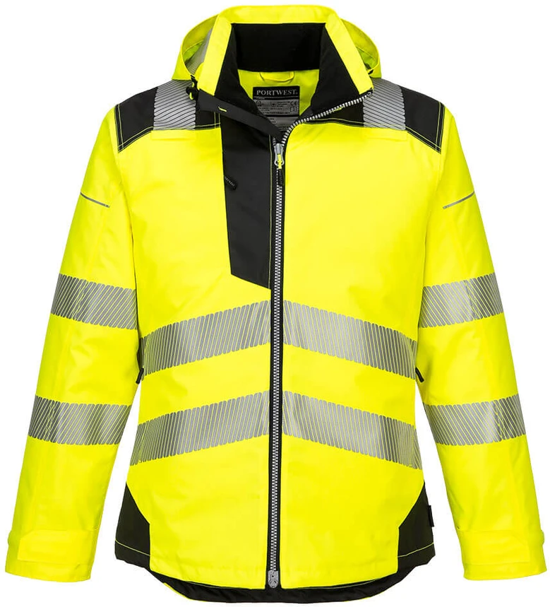 Gero matomumo žieminė striukė Portwest T400, Dydis: XL, Pw spalvos: Geltona/Juodas