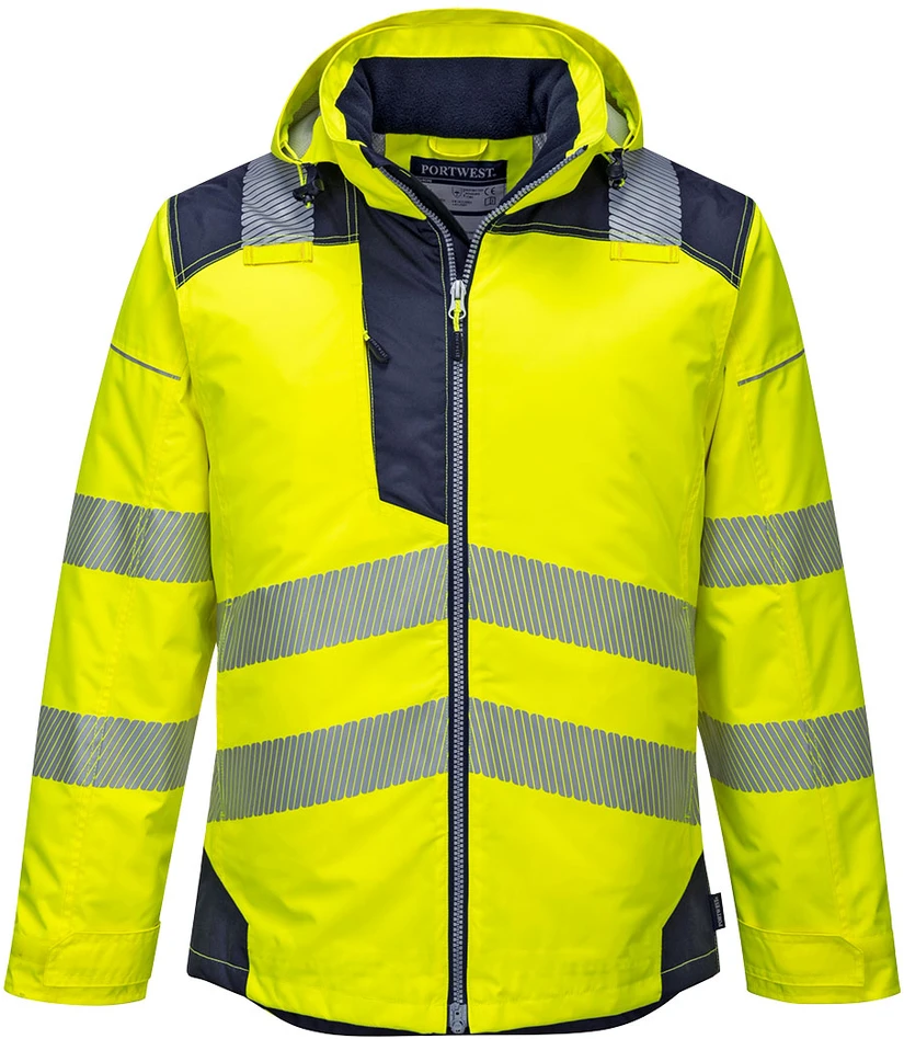 Gero matomumo žieminė striukė Portwest T400, Dydis: XXXL, Pw spalvos: Geltona/Navy