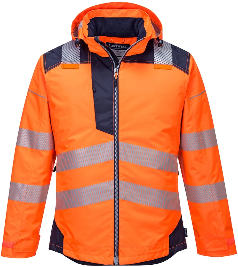 Gero matomumo žieminė striukė Portwest T400, Dydis: XXL, Pw spalvos: Oranžinis/Navy