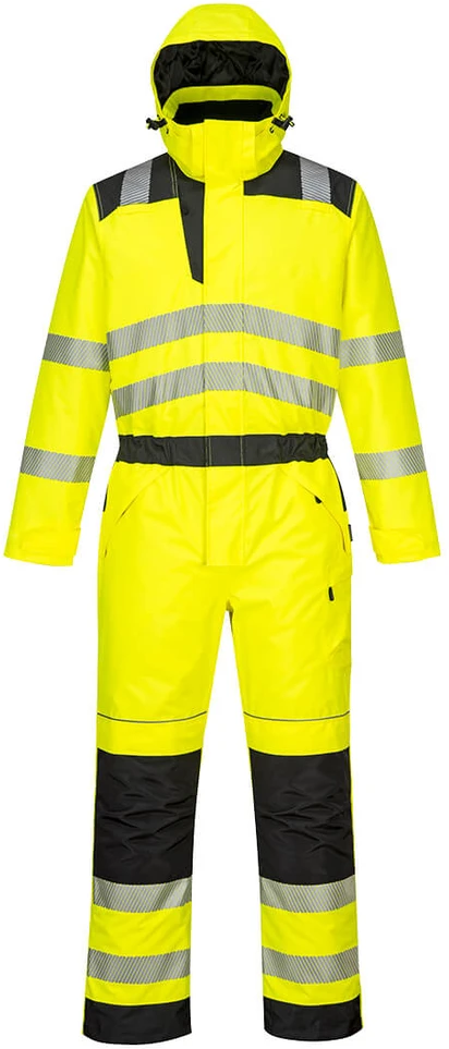 Gero matomumo žieminis PORTWEST PW352 kombinezonas, Dydis: XXXL, Pw spalvos: Geltona/Juodas
