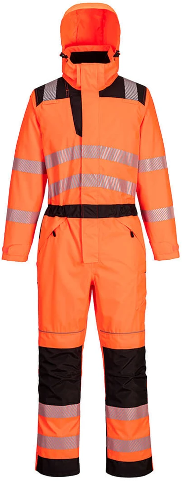 Gero matomumo žieminis PORTWEST PW355 kombinezonas, Dydis: XL, Pw spalvos: Oranžinis/Juodas
