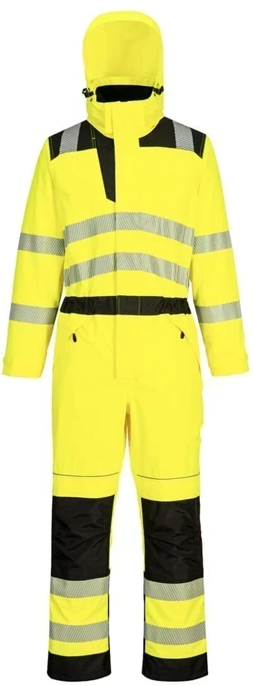 Gero matomumo žieminis PORTWEST PW355 kombinezonas, Dydis: XXL, Pw spalvos: Oranžinis/Juodas