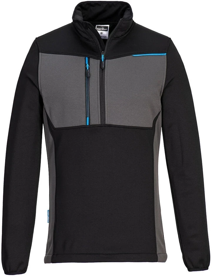 Iki pusės užtraukiamas džemperis Portwest T755, Dydis: XXXL, Pw spalvos: Metal Pilkas
