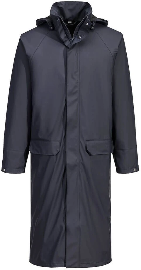 Ilgas PORTWEST S658 paltas nuo lietaus, Dydis: S, Pw spalvos: Navy