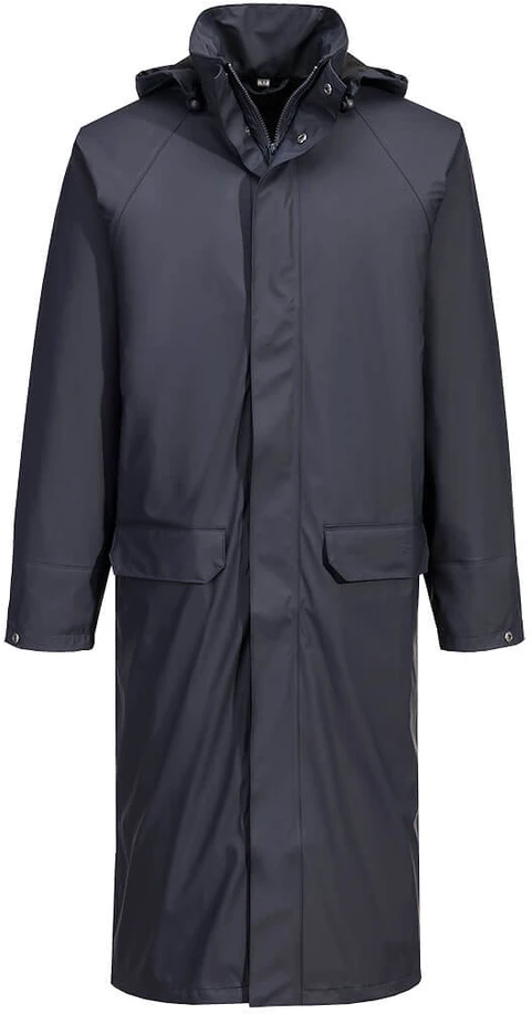 Ilgas PORTWEST S658 paltas nuo lietaus, Dydis: S, Pw spalvos: Navy