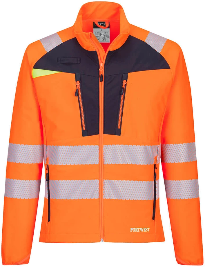 Lengva orui pralaidi PORTWEST DX481 tampri striukė, Dydis: XL, Pw spalvos: Oranžinis/Juodas