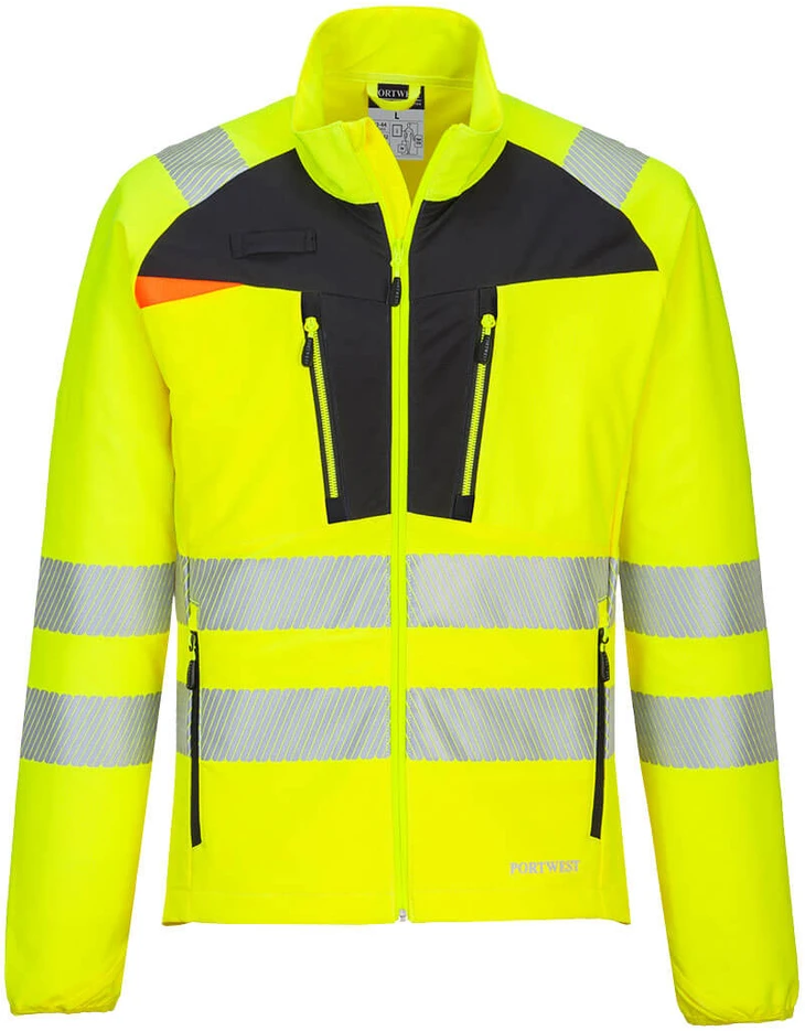 Lengva orui pralaidi PORTWEST DX481 tampri striukė, Dydis: XL, Pw spalvos: Geltona/Juodas