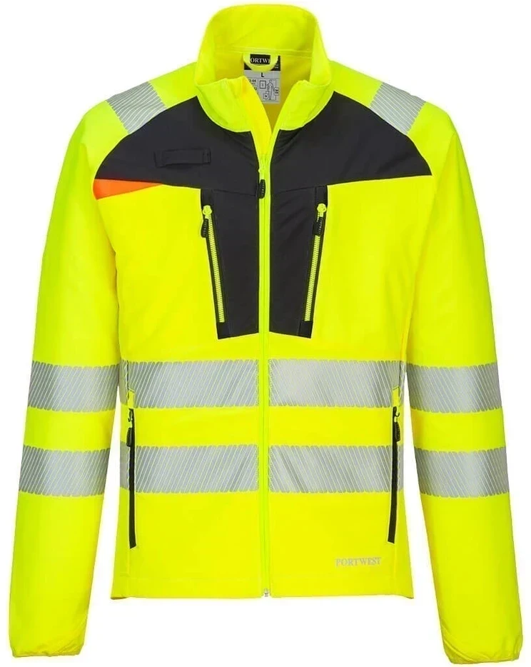 Lengva orui pralaidi PORTWEST DX481 tampri striukė, Dydis: L, Pw spalvos: Oranžinis/Juodas