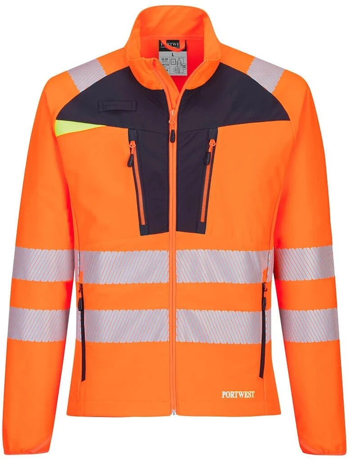 Lengva orui pralaidi PORTWEST DX481 tampri striukė, Dydis: 6XL, Pw spalvos: Oranžinis/Juodas