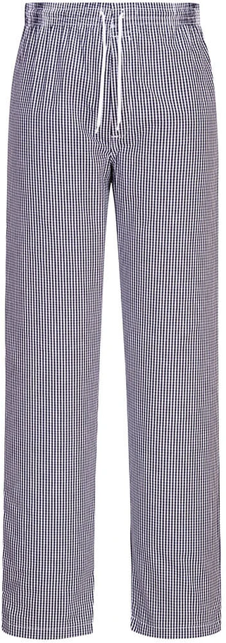 Maisto pramonei skirtos PORTWEST C079 kelnės baltai juodos, Dydis: S, Pw spalvos: Mėlyna Check
