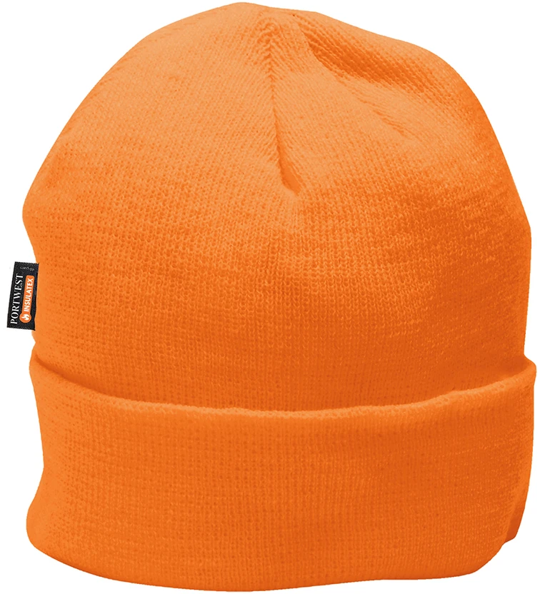 Megzta kepurė su pamušalu Portwest B013, Pw spalvos: Oranžinis