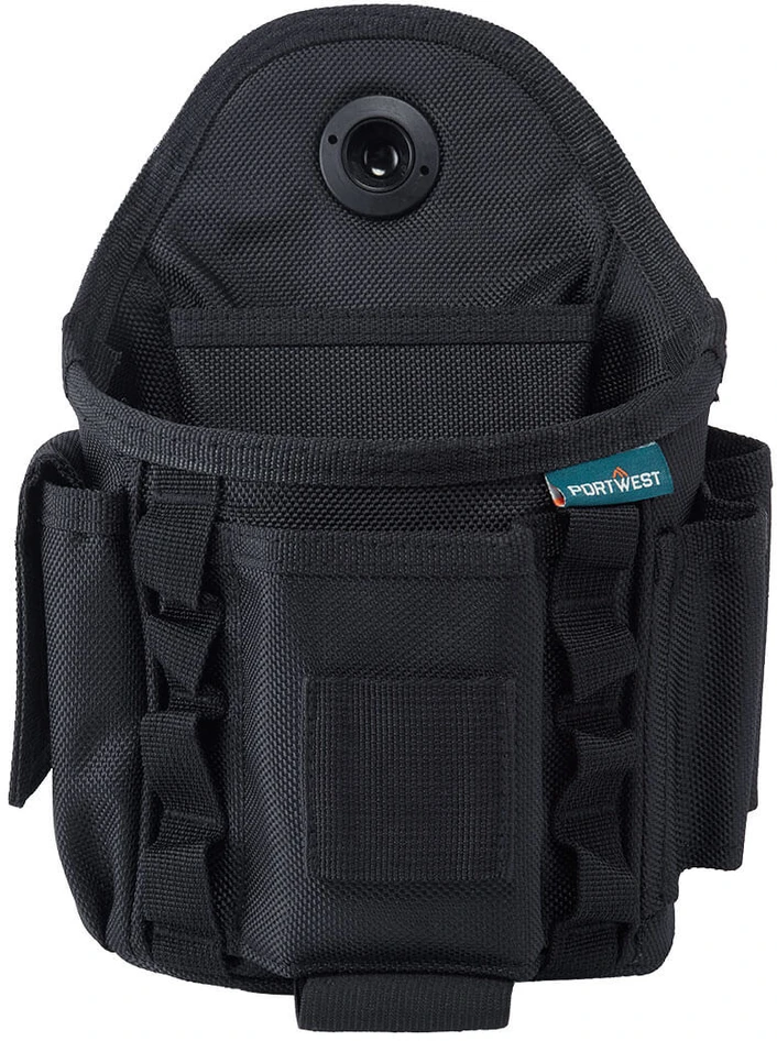 Modulinių kelnių PORTWEST B922 prisegama kišenė, Pw spalvos: Juodas