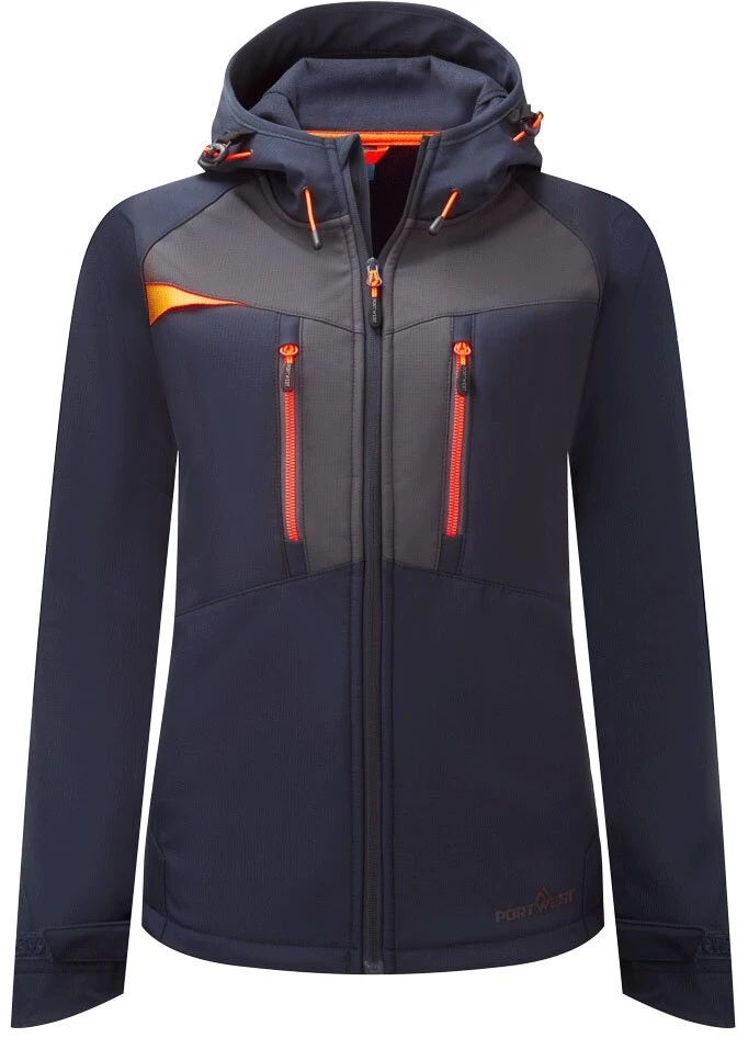 Moteriška PORTWEST DX486 Softshell striukė, Dydis: XXL, Pw spalvos: Navy