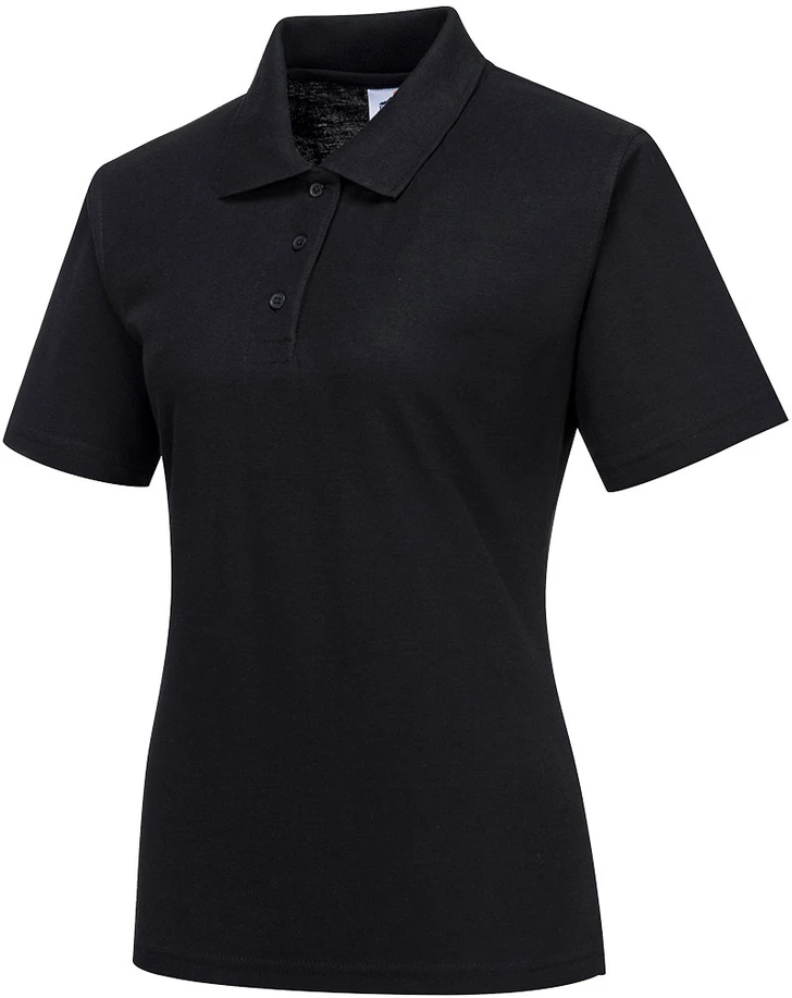 Moteriški polo marškinėliai Portwest B209, Dydis: XS, Pw spalvos: Juodas